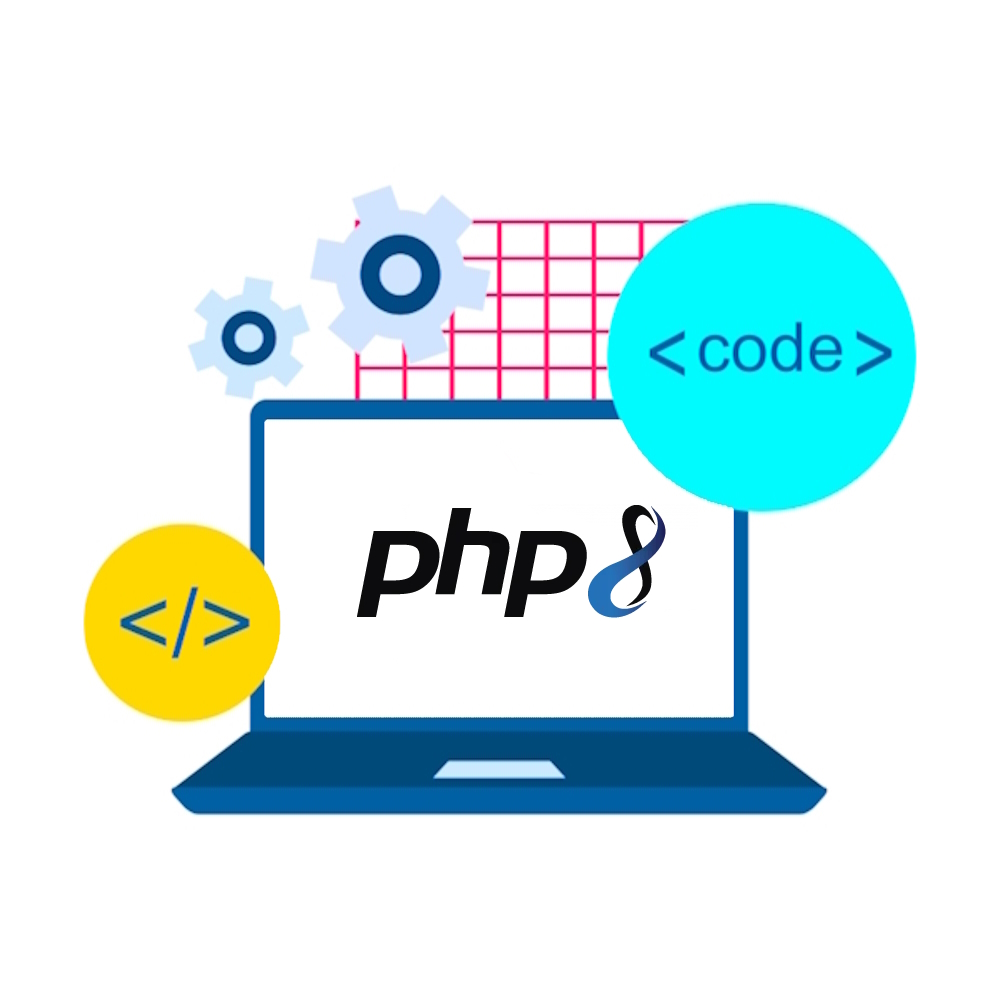 Applikation, Back-End Anwendung und Webentwicklung mit PHP 8