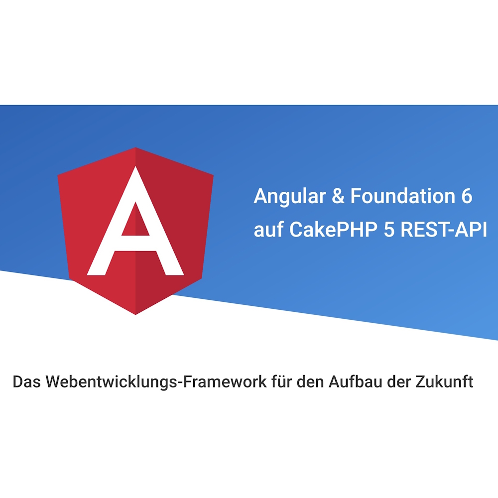 CakePHP 5 REST-API Web-App mit Angular und Foundation 6 Front-end framework